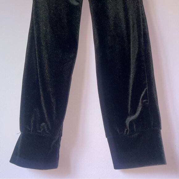 ARIA S Black Velvet Joggers Pull On - Picture 6 of 9